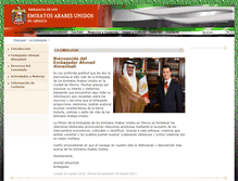 Tablet Screenshot of esp.uae-embassy.mx